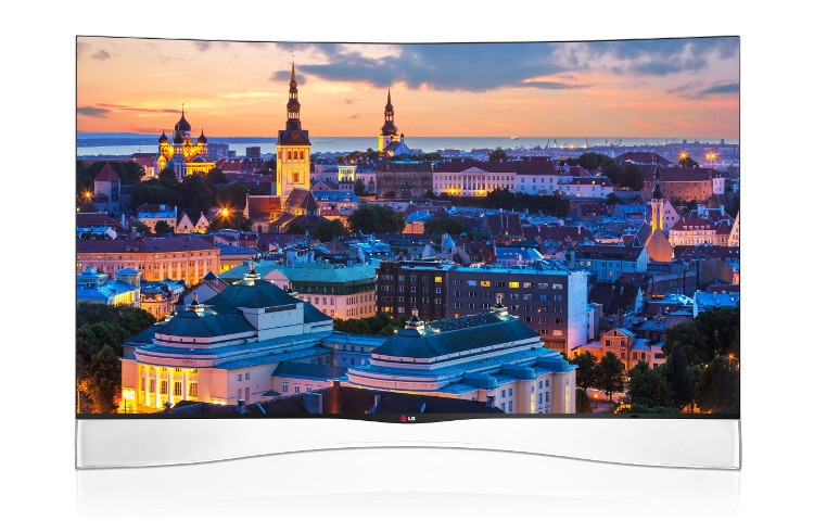 DÜNYANIN İLK CURVED OLED TV'Sİ