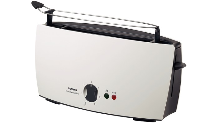 Ekmek kızartma makinesi - beyaz Uzun bölmeli ekmek kızartma makinesi