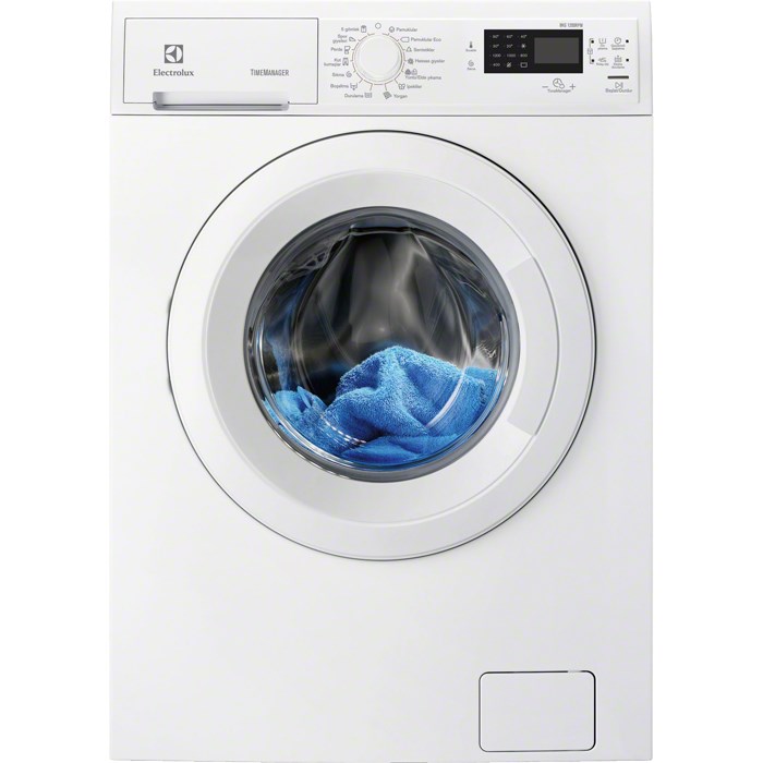 8kg kapasiteli, A+++ enerji sınıflı Time Manager çamaşır makinesi.