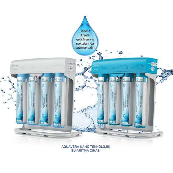 Arzum Aquavera Nano Teknolojik Su Arıtma Cihazı MAVİ